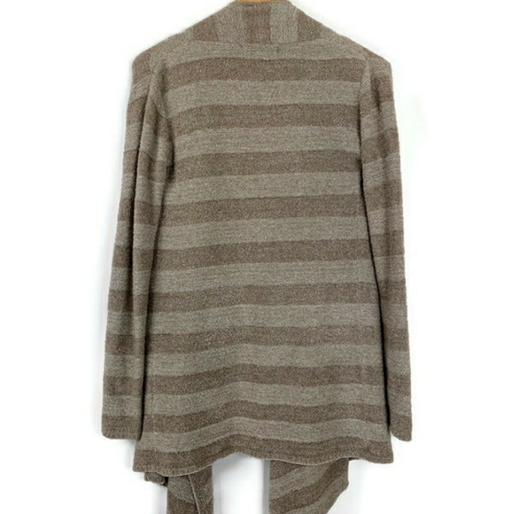 Barefoot Dreams Bamboo Cardigan Chic Striped S M - Picture 6 of 6